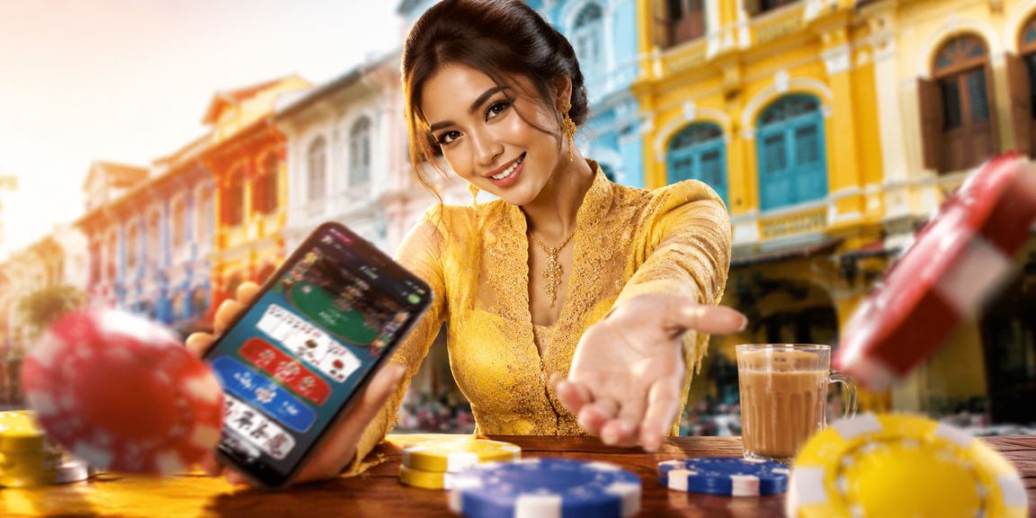 Pemain wanita dari Penang menikmati baccarat dalam talian melalui telefon